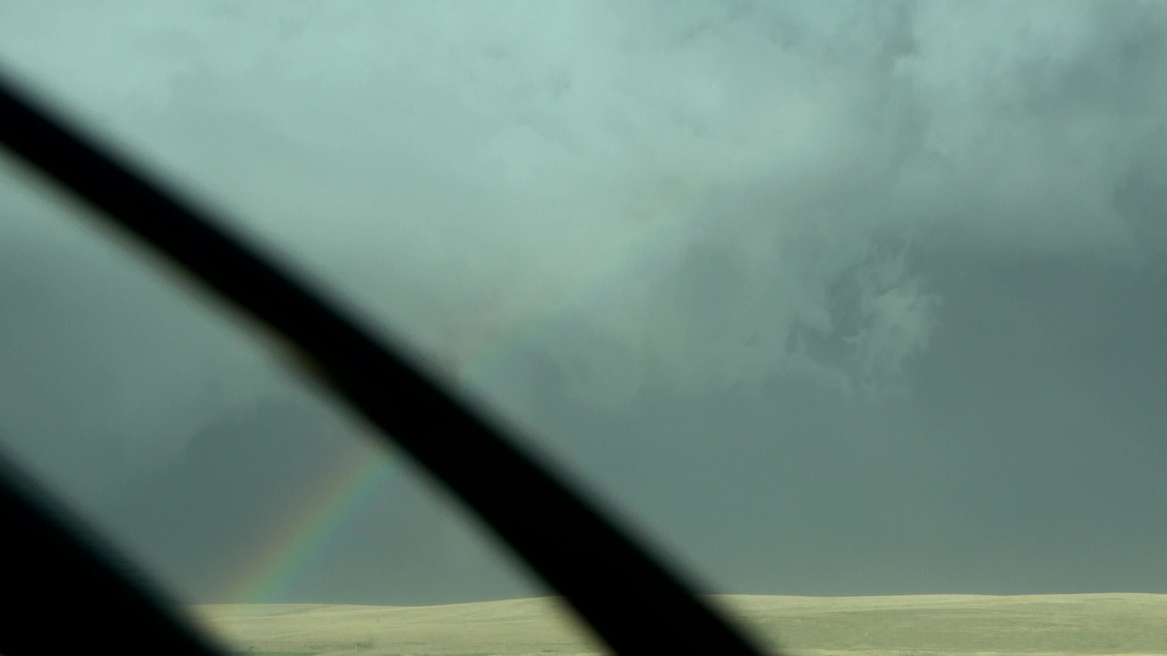 Tornado at the end of the rainbow.  Akron, Colorado