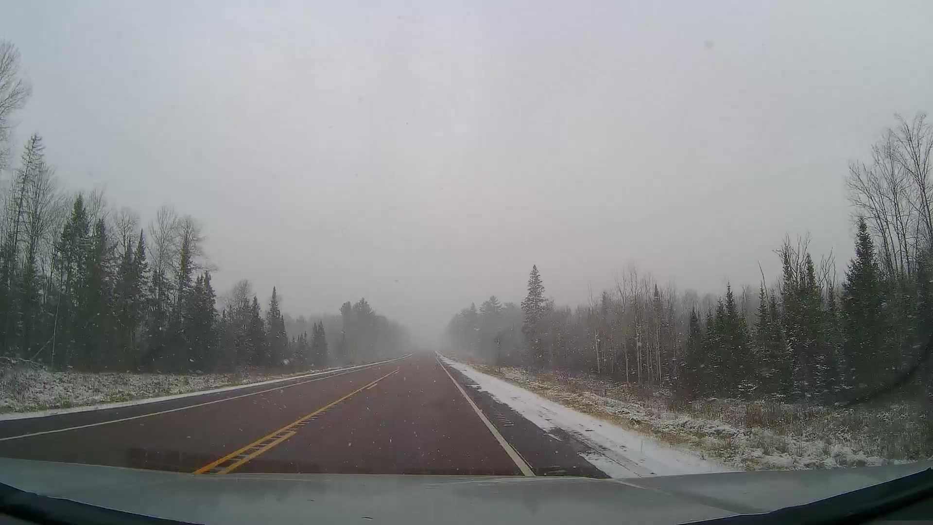 Lake Effect Snow Blankets Iron County,  WI - 11/9/2025