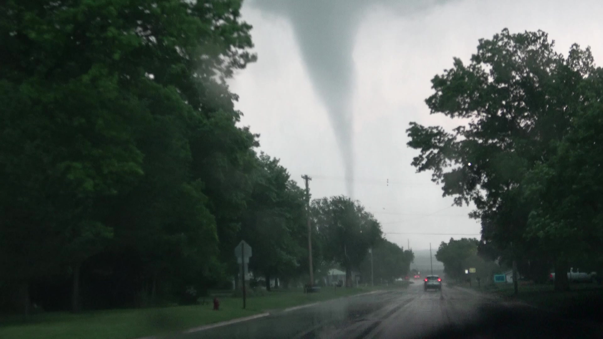 Tornado over Blue Rapids Kansas - 5/18/2026