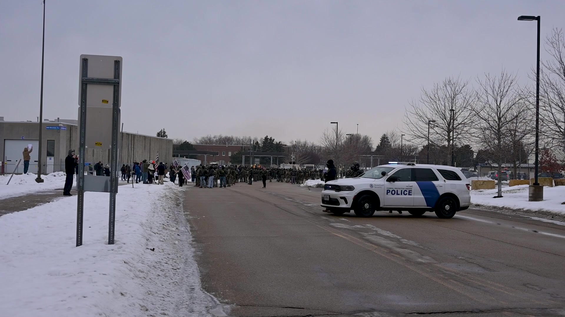 Protests at the Bishop Henry Whipple Federal Building, Minneapolis, MN