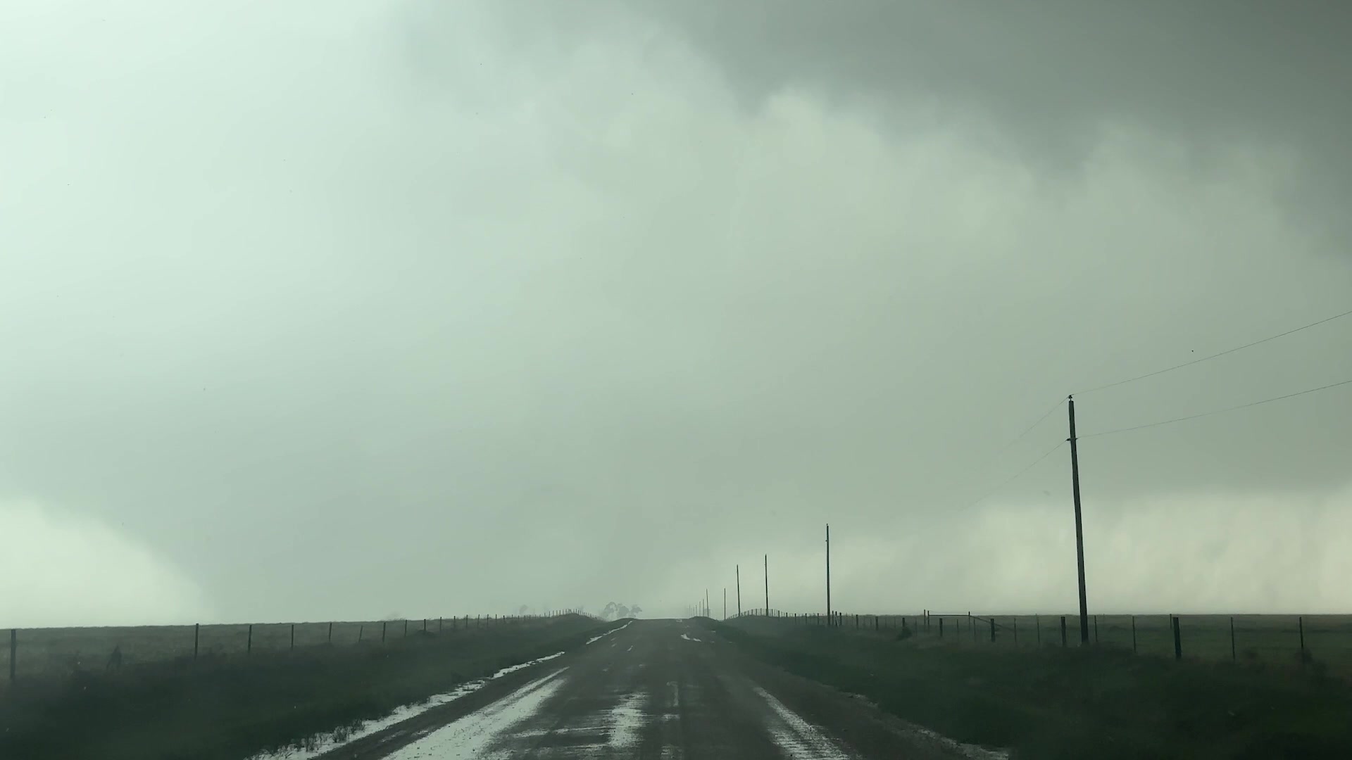 Raw Footage of the Gove County, Kansas Wedge Tornado near Elkadar, KS