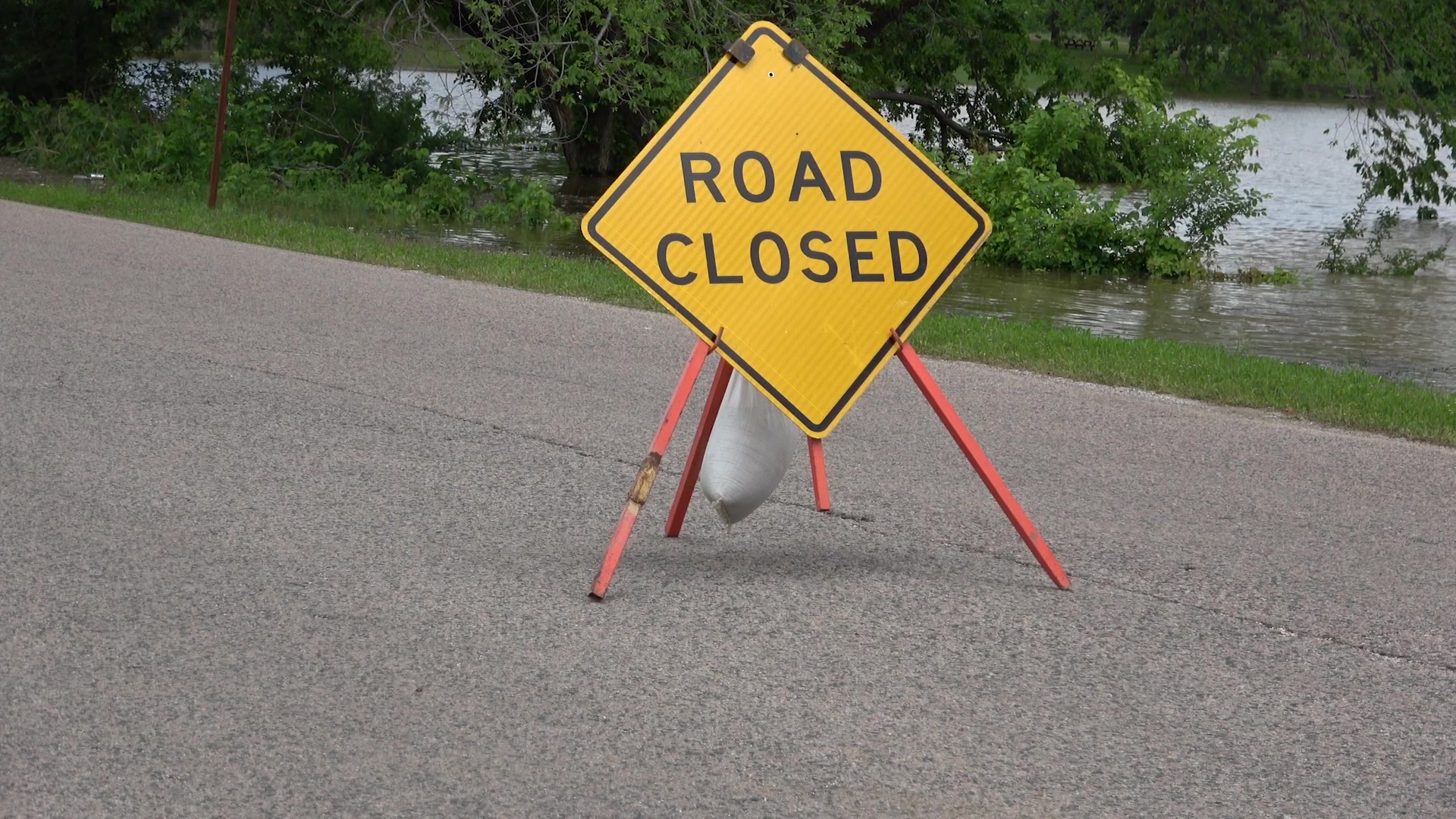Lake Texoma Flooding on the Oklahoma and Texas boarder.