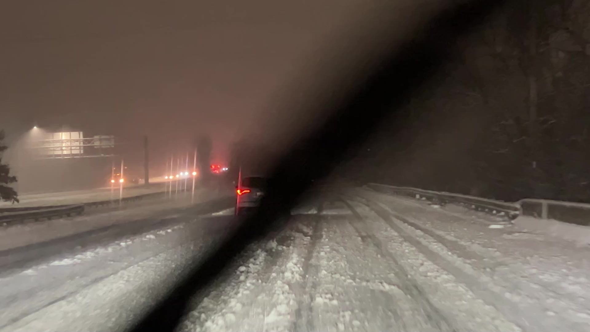 Winter Storm Travel Impacts In Baltimore, MD