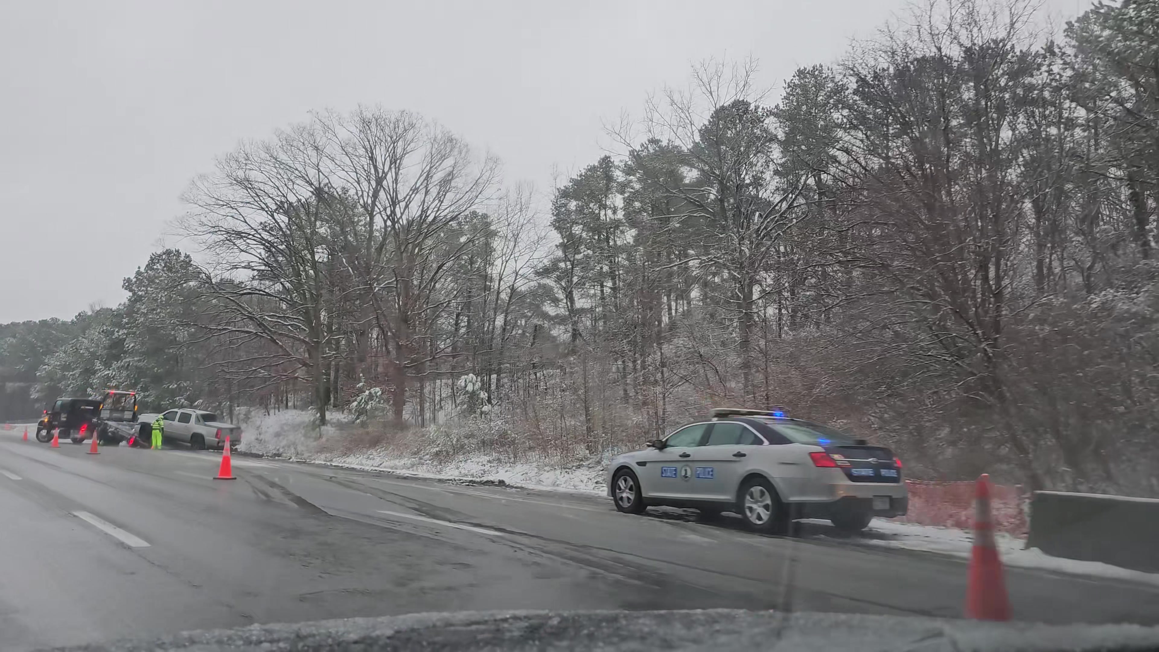 Winter Storm Hits Richmond, VA