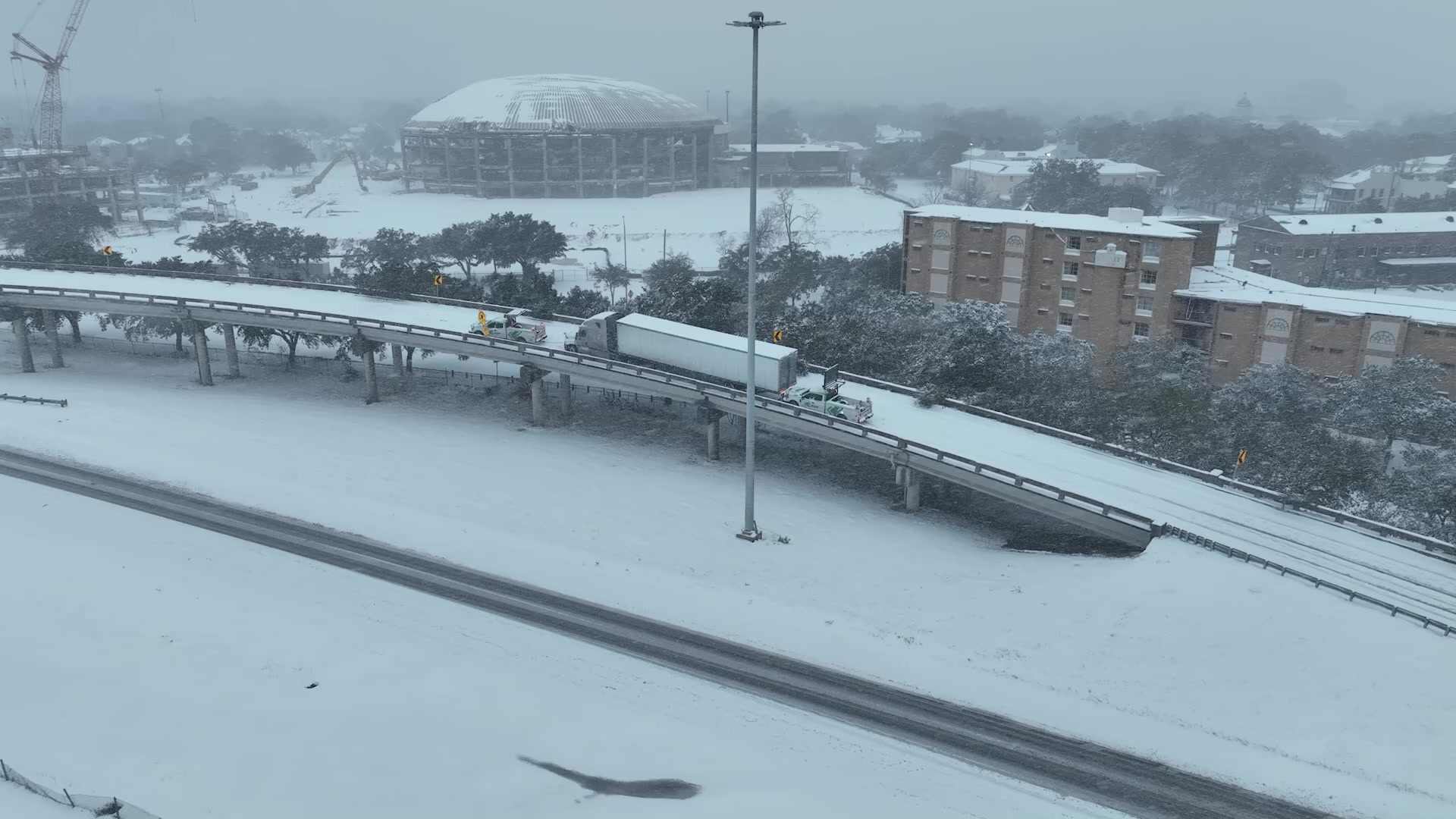 Historic Winter Storm Aftermath In Panama City Beach, Florida