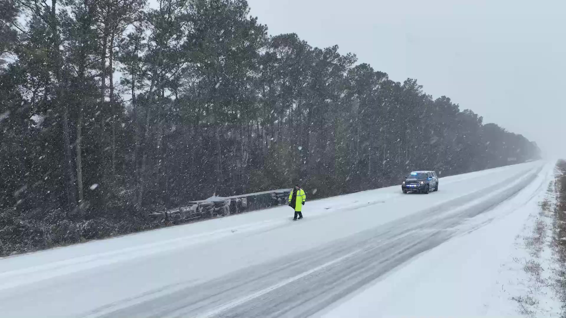 Historic Winter Storm Hits Southern Alabama And Florida