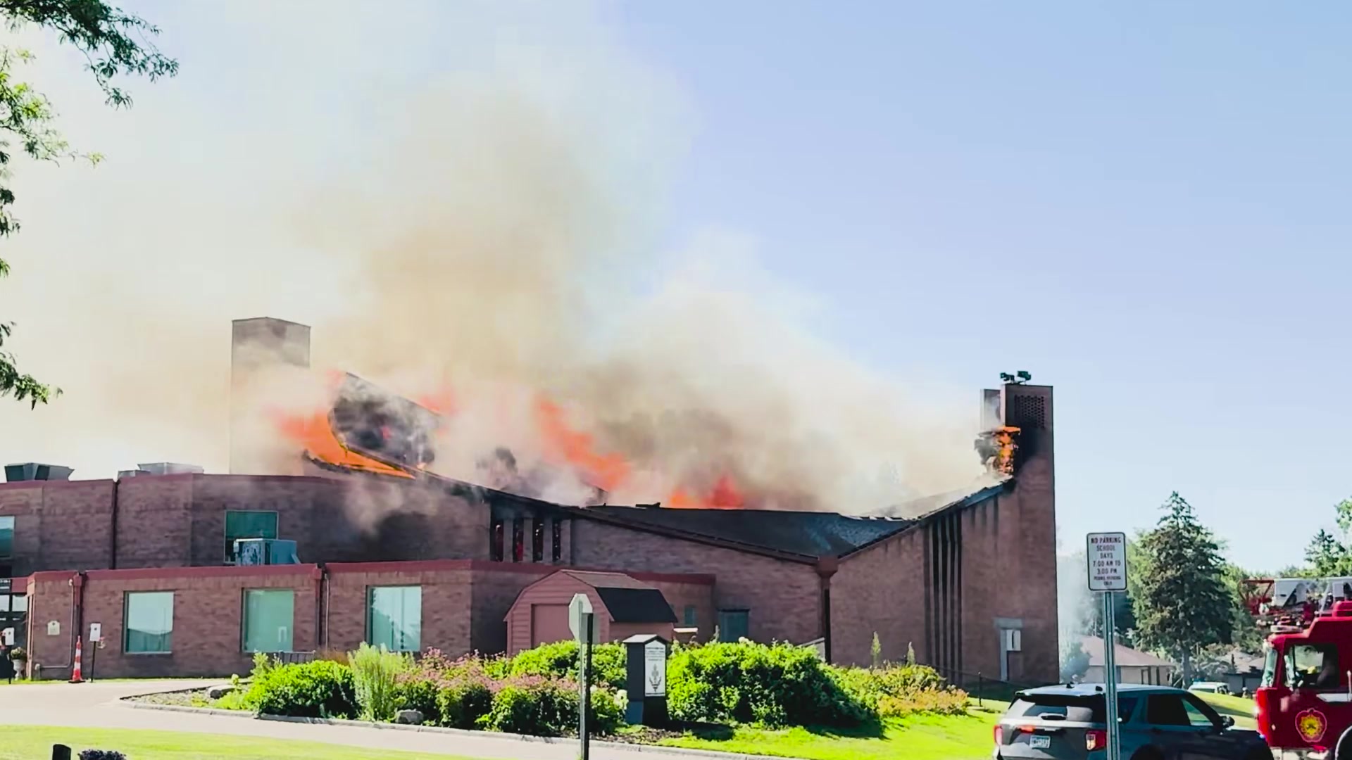 Third Alarm Ethiopian Orthodox Church Fire in Rosemount, Minnesota