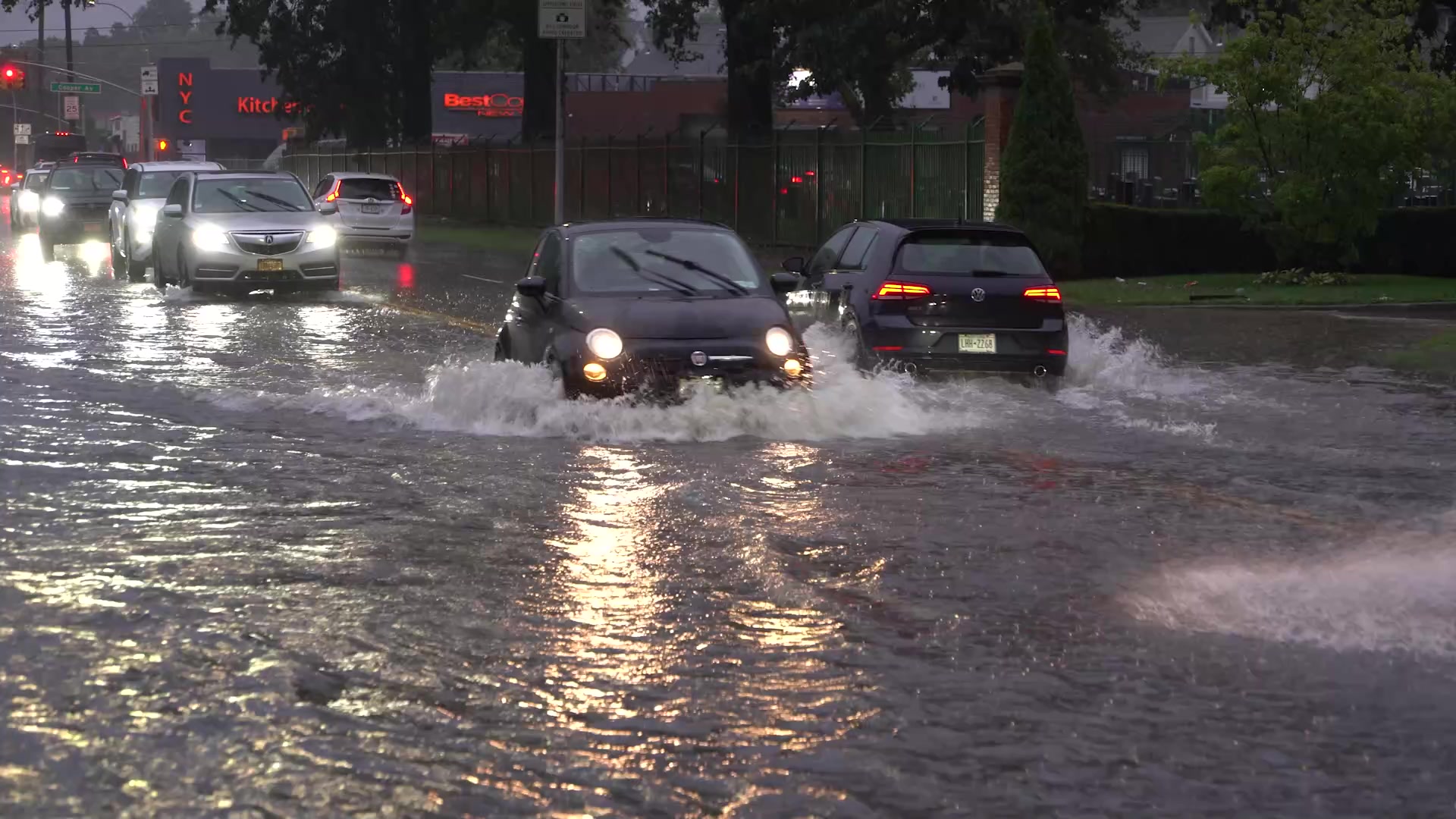 Flash Flooding In Queens, NY
