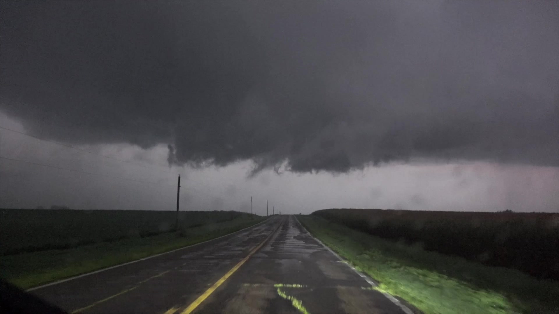 Large hail in Redwood County, Minn., near Wanda, Severe Thunderstorm