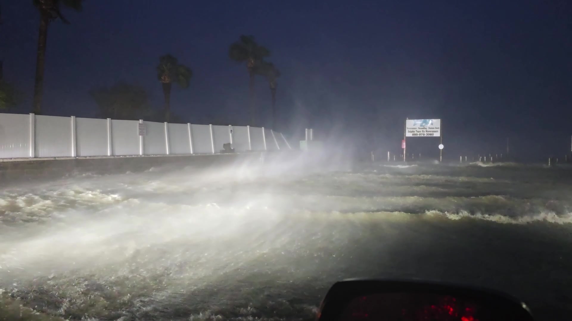 Hurricane Isaias causes high winds and storm surge over Destin, Florida