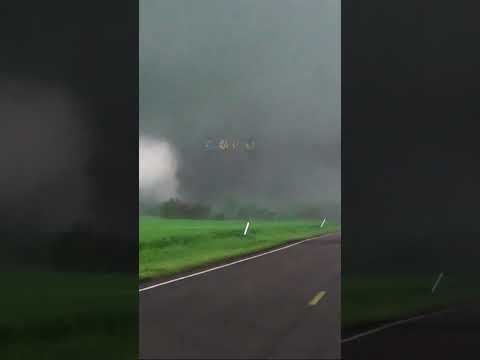 Violent EF-4 Wedge Tornado in Kansas #shorts