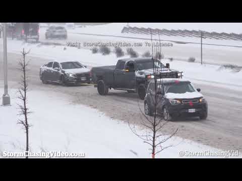 Cars Get Stuck During Intense Winter Storm, Colorado Springs, CO – 2/15/2023